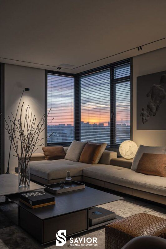 Nội thất ấm cúng và đầy tiện nghi