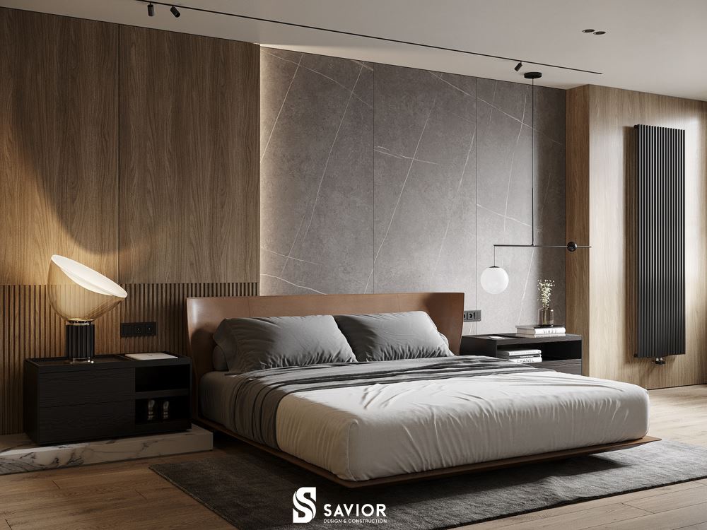 Tông màu đơn sắc, nhẹ nhàng được sử dụng trong phòng ngủ