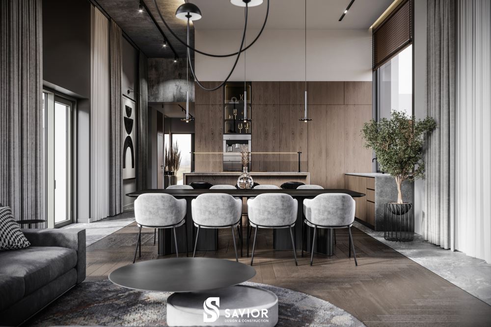 Phong cách hiện đại cho thiết kế nội thất chung cư