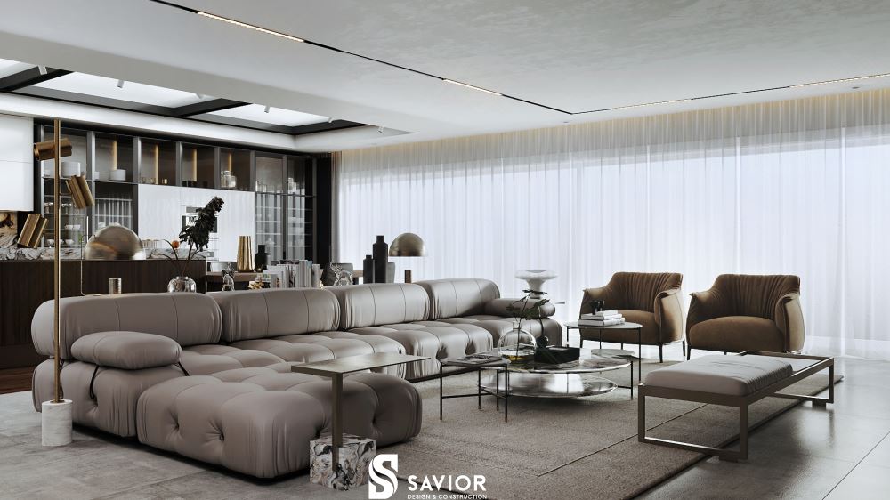 Nội thất phòng khách với những thiết kế tối ưu công năng