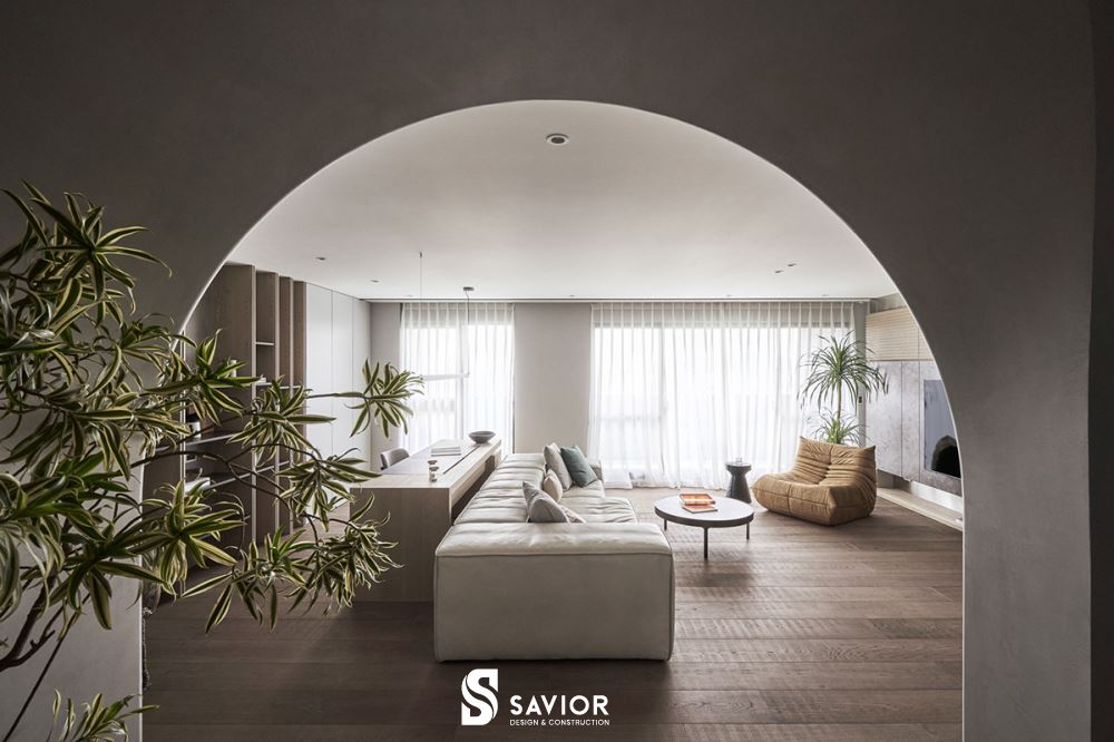 Thiết kế nội thất không gian sang trọng