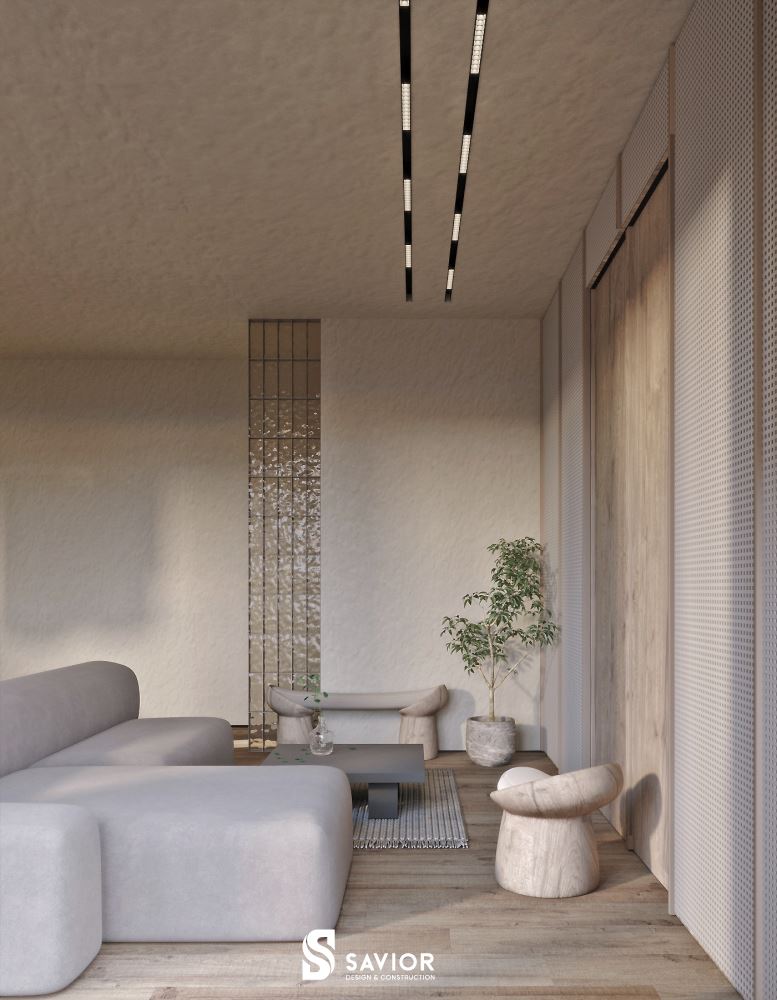 Tinh giản song không đơn điệu với nội thất tối giản