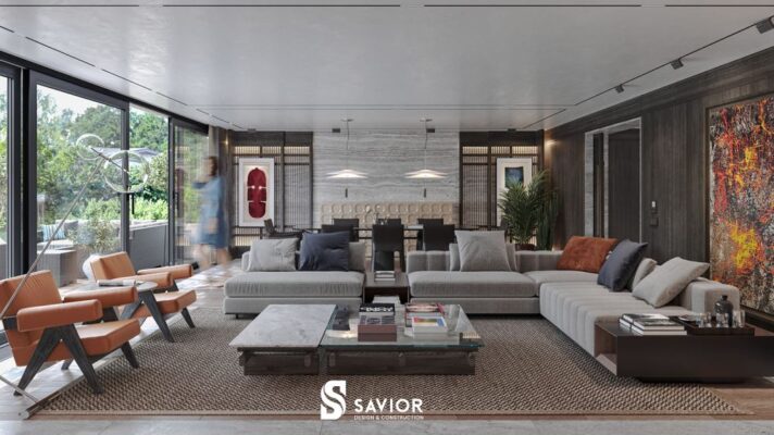 Thiết kế nội thất phòng khách