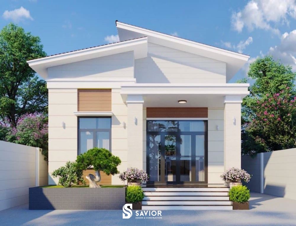 biet thu 1 tang 100m2