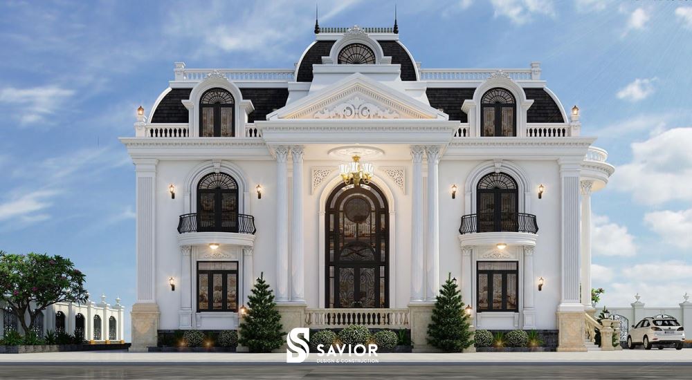 Đặc trưng của biệt thự 2 tầng kiểu châu Âu