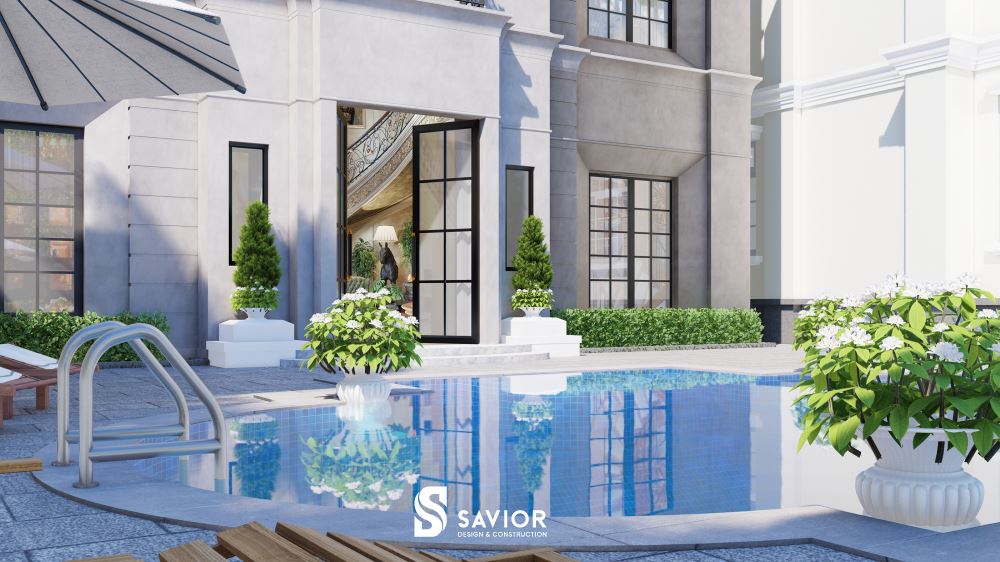 Hồ bơi - khu vực vui chơi, giải trí của cả gia đình