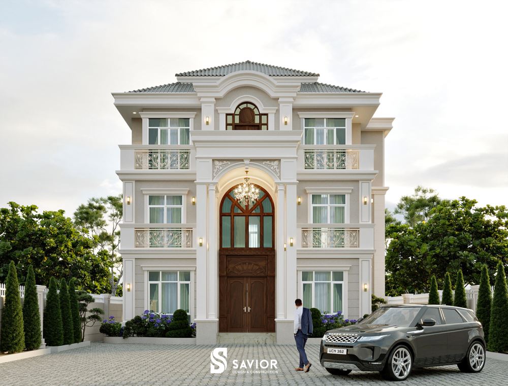 Nét đẹp quyền quý, bề thế của mẫu dự án biệt thự này