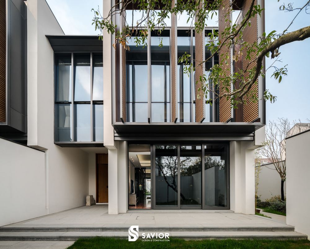 Mẫu thiết kế nhà biệt thự 2 tầng 100m2 hiện đại đẹp 