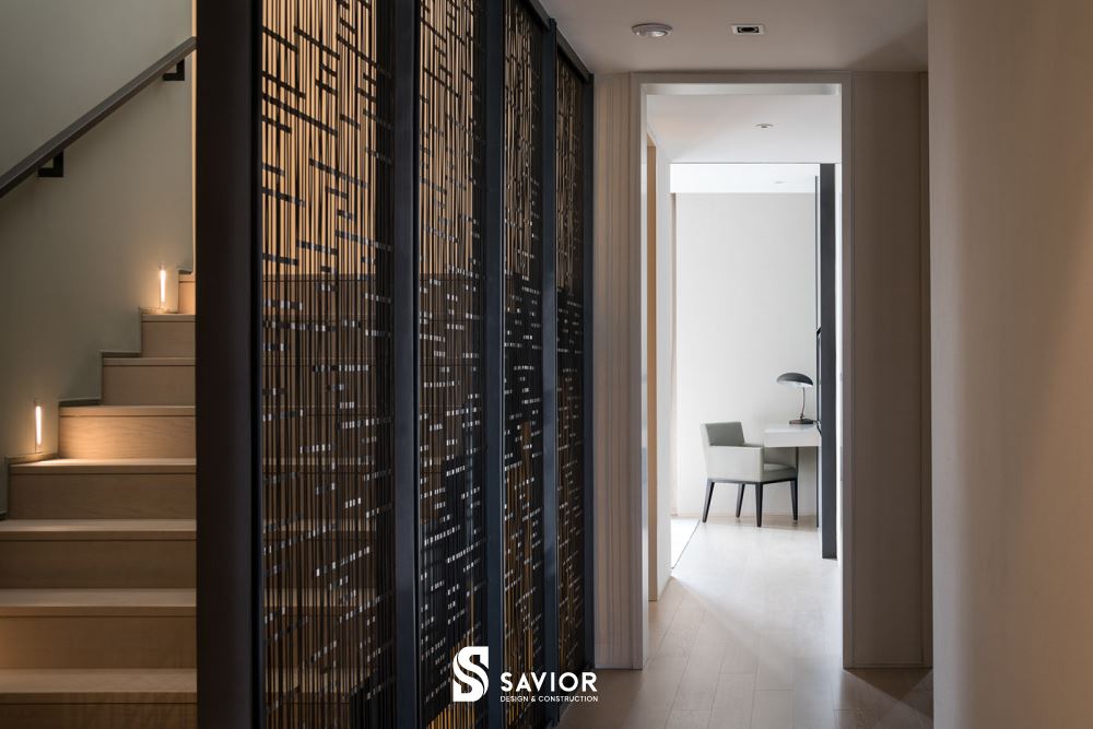 Nội thất nhẹ nhàng và không gian được phân chia hài hòa