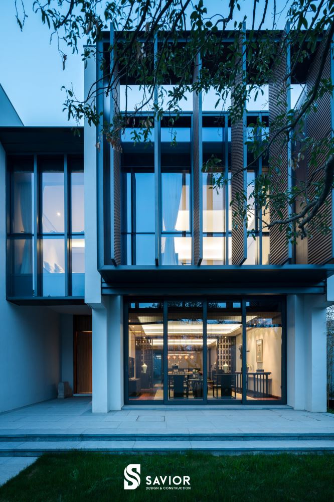 Hệ cửa kính tạo không gian mở, thoáng rộng