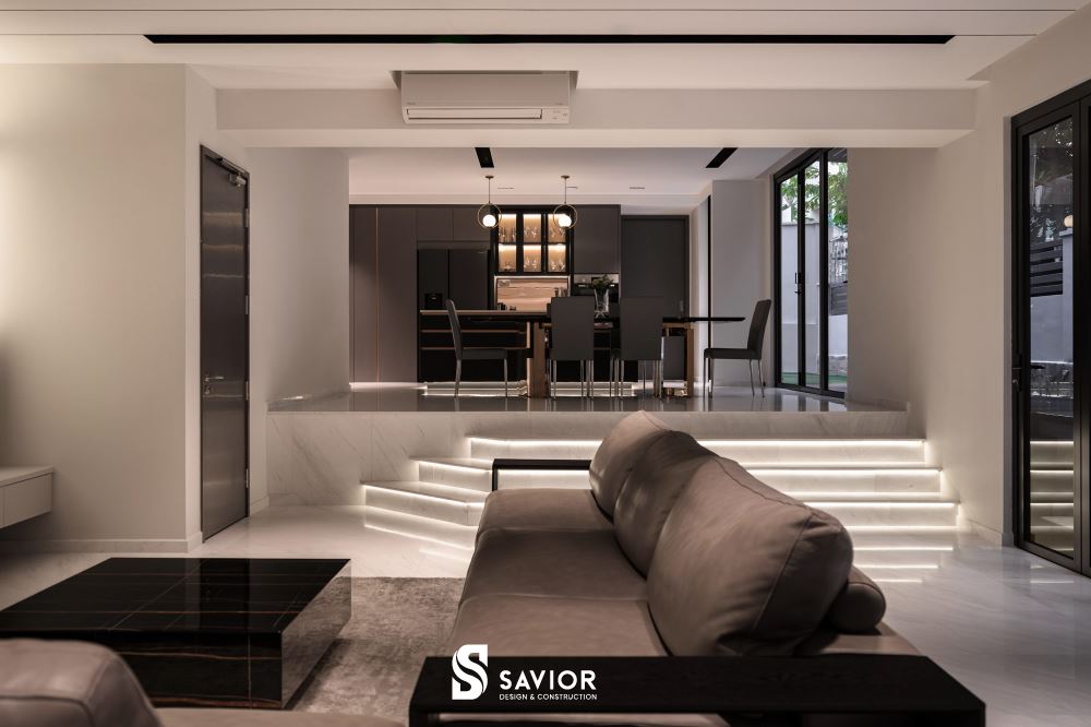 Nội thất mẫu thiết kế nhà biệt thự 2 tầng 100m2 hiện đại 2 phòng ngủ