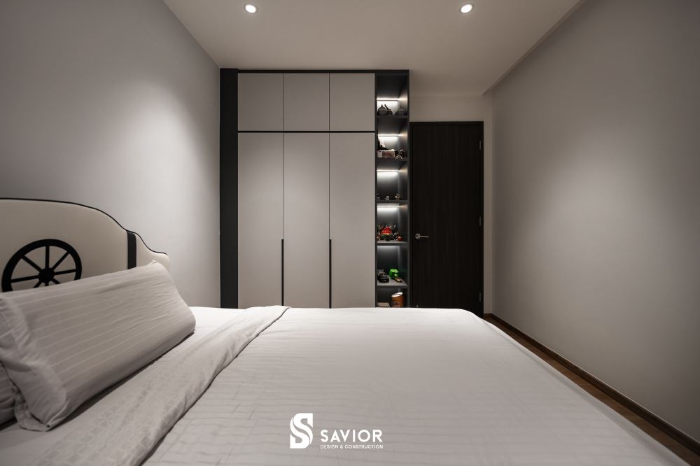 Gam màu trắng làm chủ đạo, mang lại cảm giác nhẹ nhàng và thư thái