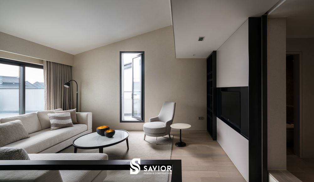 Phòng khách phụ thiết kế theo mong muốn, nhu cầu của chủ nhà