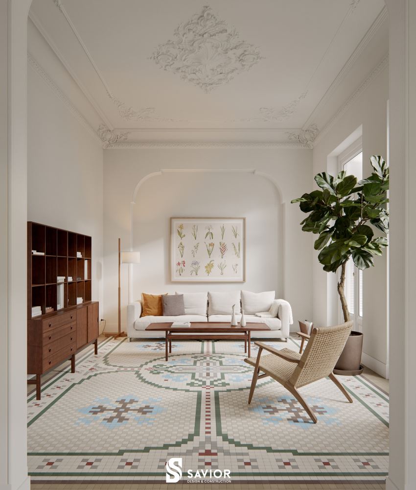 Phong cách thiết kế nội thất đương đại kết hợp những nét đặc trưng, xu hướng của thời đại