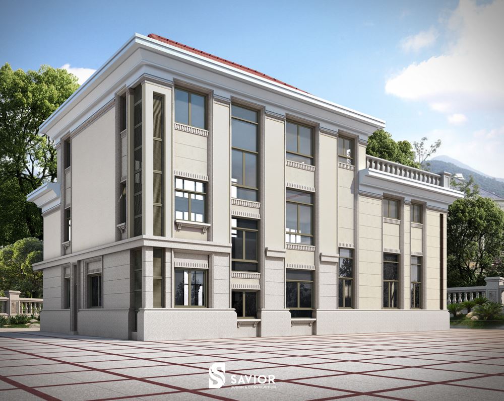 Top 5 mẫu thiết kế biệt thự 500m2 siêu sang, thời thượng đặc biệt 2 Mẫu thiết kế biệt thự 500m2 gây choáng ngợp bởi vẻ đẹp bề thế