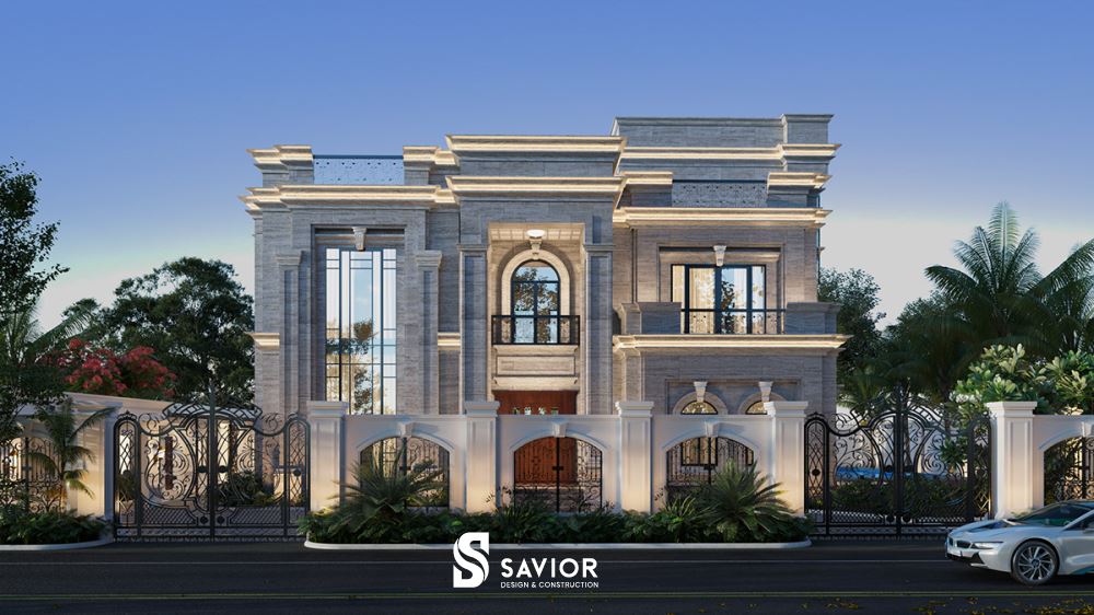 Top 5 mẫu thiết kế biệt thự 500m2 siêu sang, thời thượng đặc biệt 19 Mẫu thiết kế biệt thự 500m2 tân cổ điển sang trọng