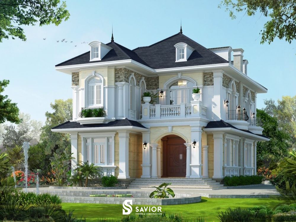 Thiết kế biệt thự nhà vườn tân cổ điển