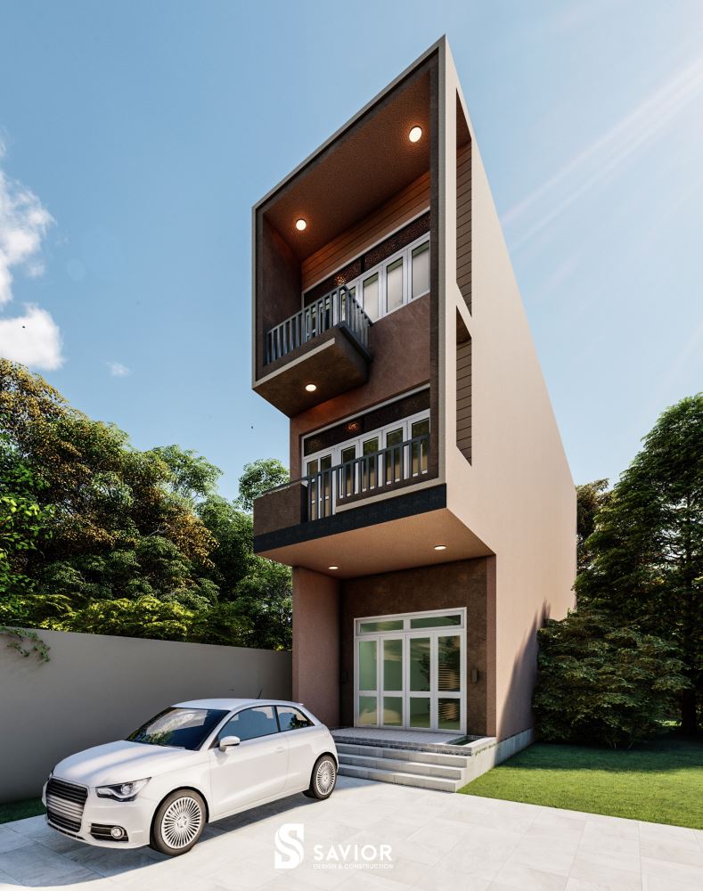 Mẫu nhà nhỏ gọn, tiện nghi, tối ưu hoa công năng