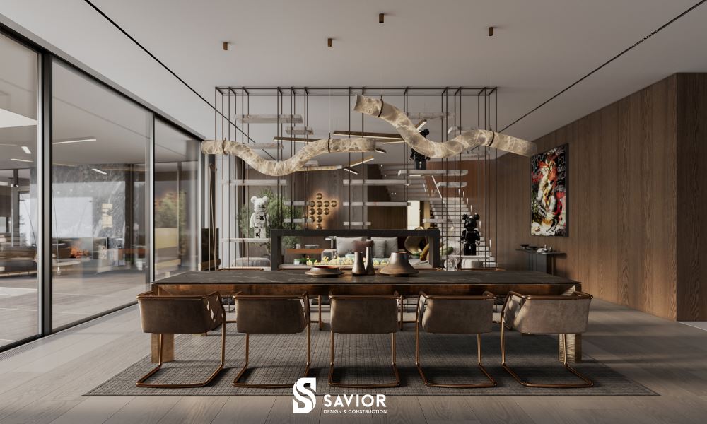 10+ Mẫu thiết kế nội thất biệt thự hiện đại, sang trọng 14 Không gian biệt thự thông thoáng, rộng rãi