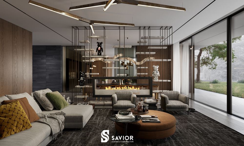 10+ Mẫu thiết kế nội thất biệt thự hiện đại, sang trọng 13 Tông mài trầm tĩnh tái hiện không gian đẳng cấp, thời thượng