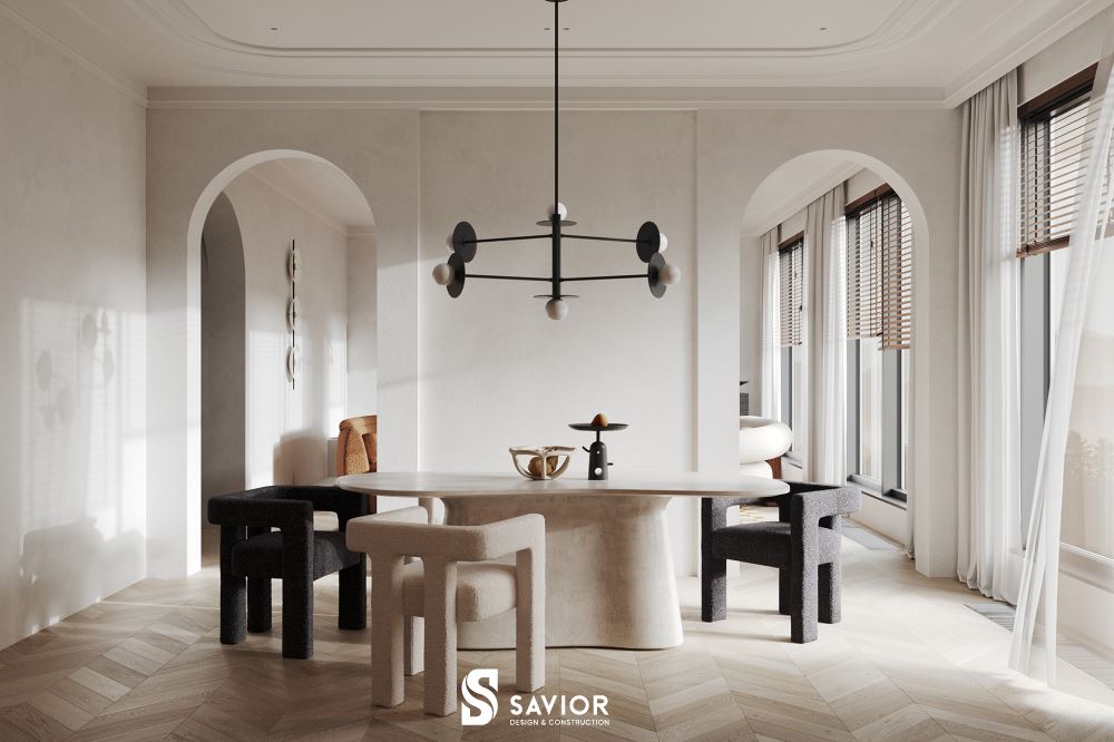 10+ Mẫu thiết kế nội thất biệt thự hiện đại, sang trọng 20 Tông màu trắng vẫn làm chủ đạo trong các thiết kế hiện đại