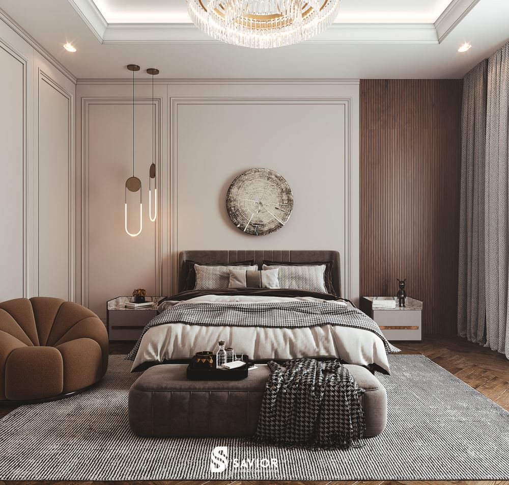 Thiết kế nội thất biệt thự tân cổ điển sang trọng và đẳng cấp 10 thiet ke noi that biet thu tan co dien 04