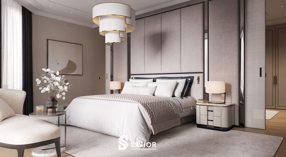 Thiết kế nội thất biệt thự tân cổ điển sang trọng và đẳng cấp 29 Phòng ngủ tân cổ điển thoải mái, tạo không gian nghỉ ngơi lý tưởng nhất