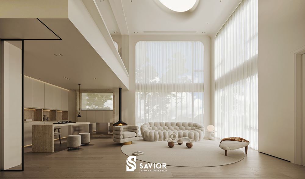 Mẫu thiết kế nhà liền kề đẹp phong cách Minimalism