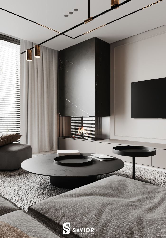 Nội thất được tối giản các chi tiết mang đến vẻ đẹp nhẹ nhàng