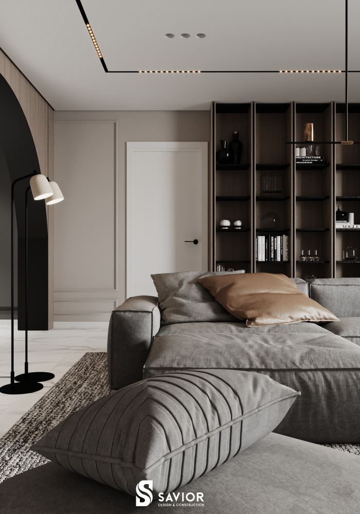 Đặc trưng của phong cách hiện đại là các đường nét thanh mảnh, dứt khoát không cầu kỳ