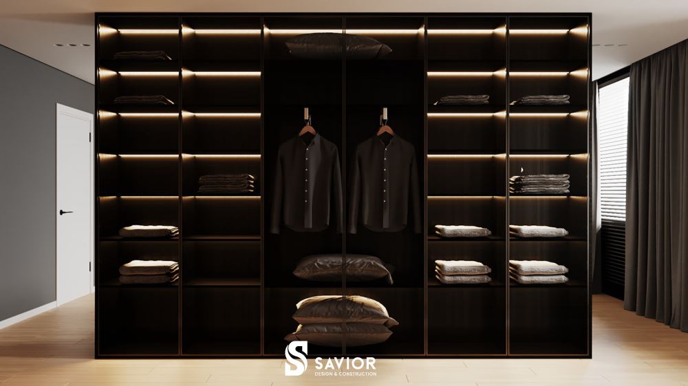Hệ tủ quần áo cánh kính được nhiều gia chủ ưa chuộng