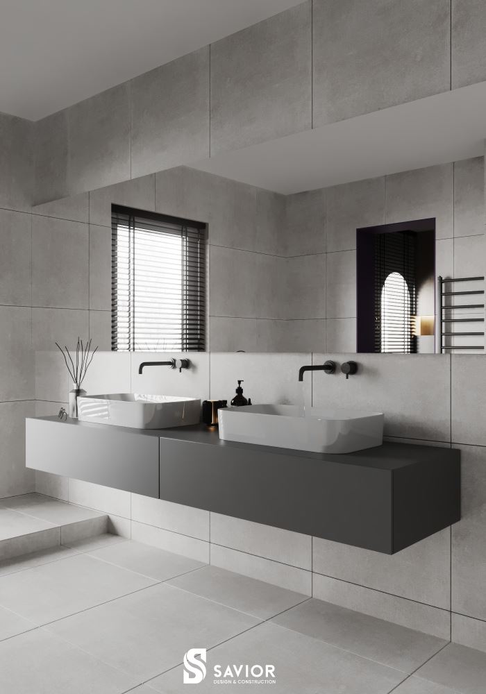 Phòng vệ sinh rộng rãi