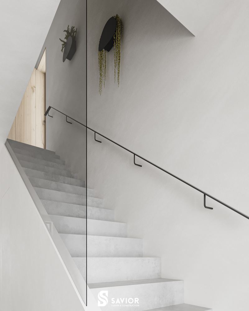 Cầu thang kính, mở rộng không gian