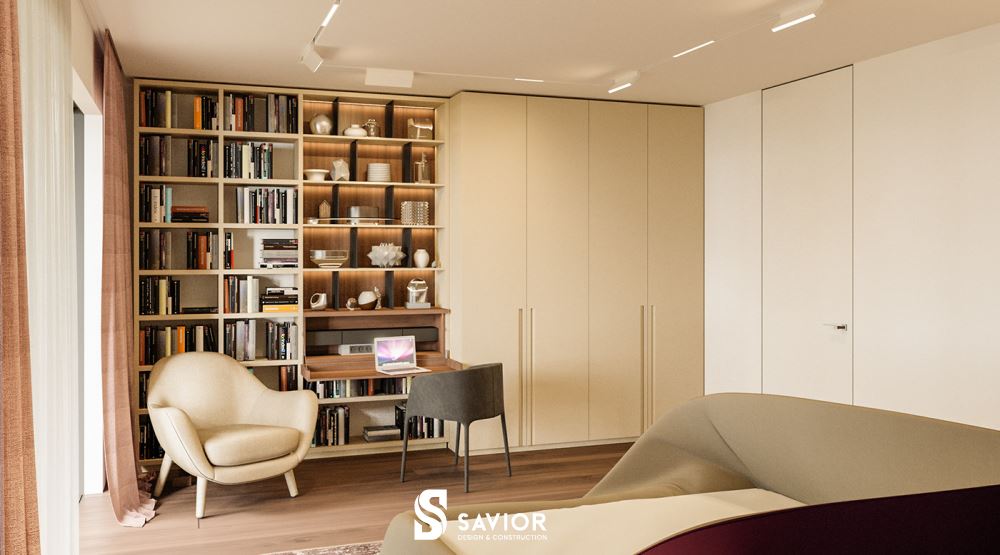 Phòng ngủ thiết kế nhẹ nhàng, thông thoáng nhất