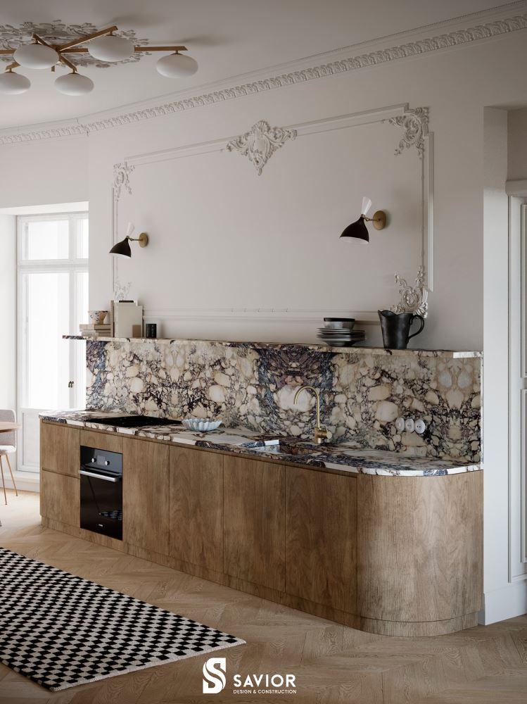 Nội thất tân cổ điển dành cho loại hình nhà phố