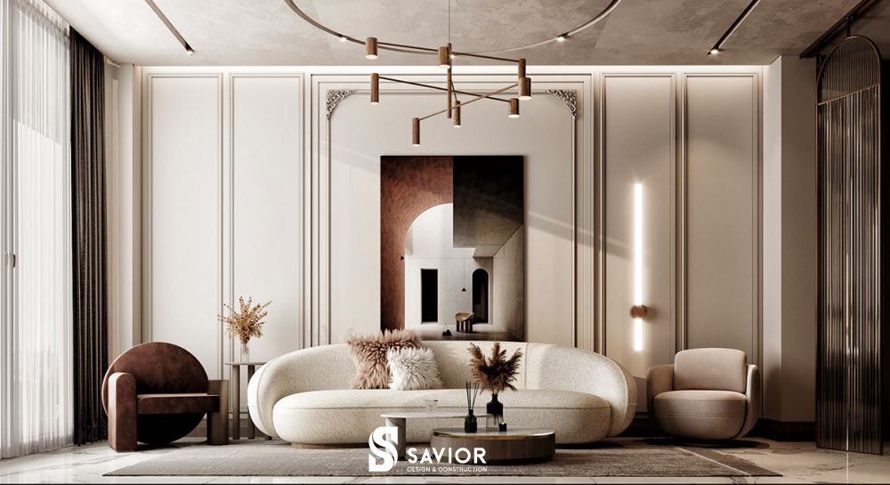 Phong cách tân cổ điển sang trọng cho nội thất nhà phố