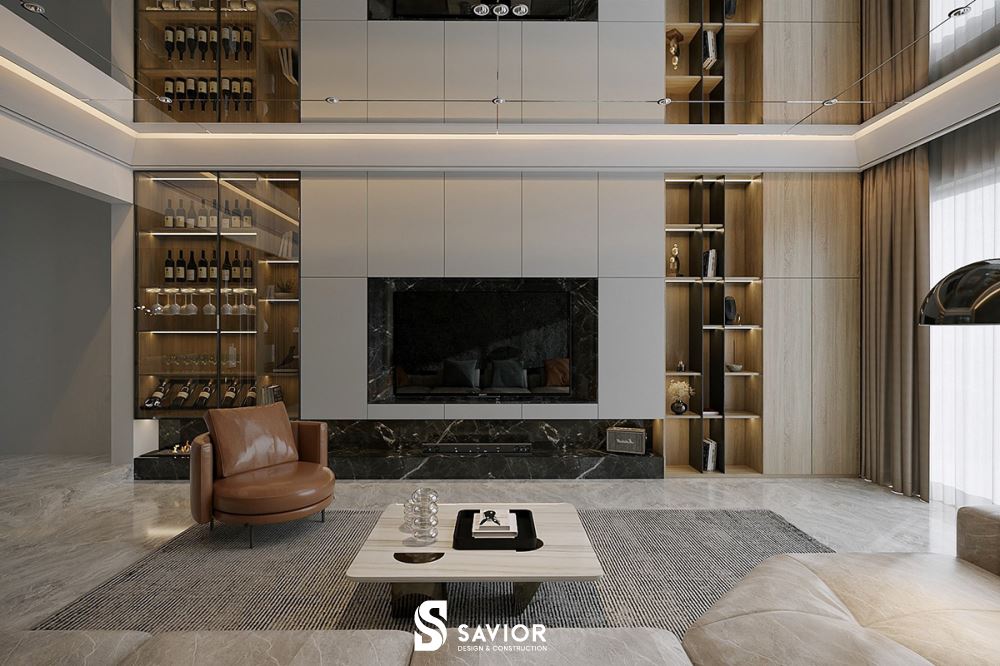 Phòng khách - khu vực cần có sự sang trọng, tinh tế