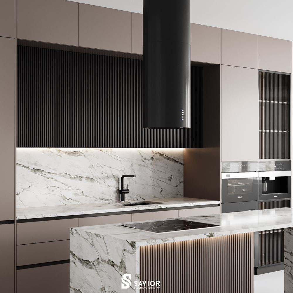 Tiện nghi và thuận tiện là 2 yếu tố chính cần có trong nhà bếp