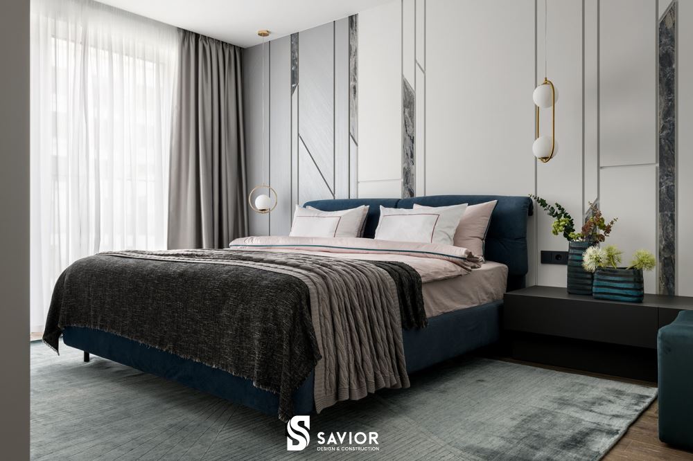 Thiết kế phòng ngủ thoải mái, tiện nghi