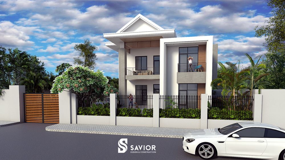 Phong cách hiện đại đặc trưng với những đường nét thanh mảnh, đơn giản