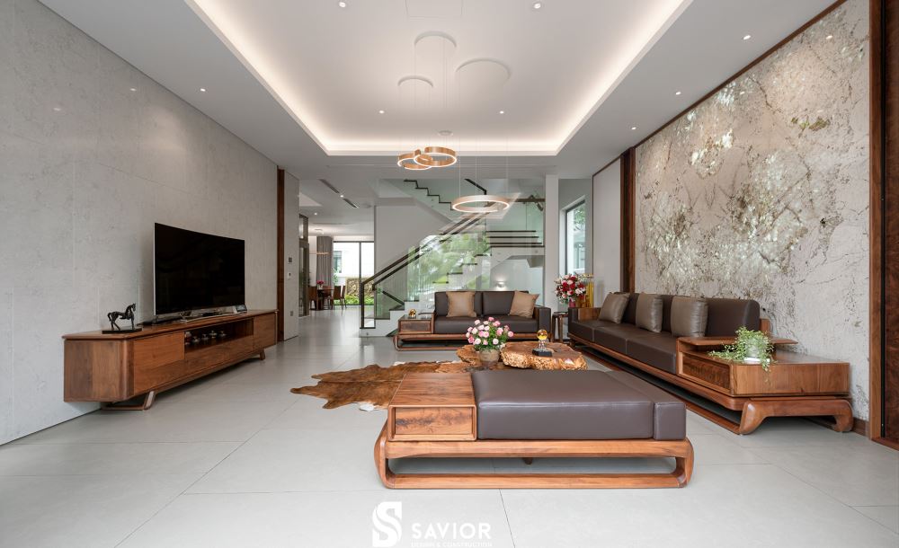 4 mẫu biệt thự gỗ óc chó SANG TRỌNG xứng đáng tham khảo nhất 35 Kiểu dáng nội thất gỗ óc chó thanh mảnh, tinh tế và hiện đại