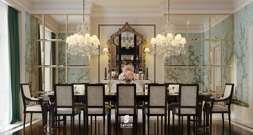 nội thất biệt thự cổ điển