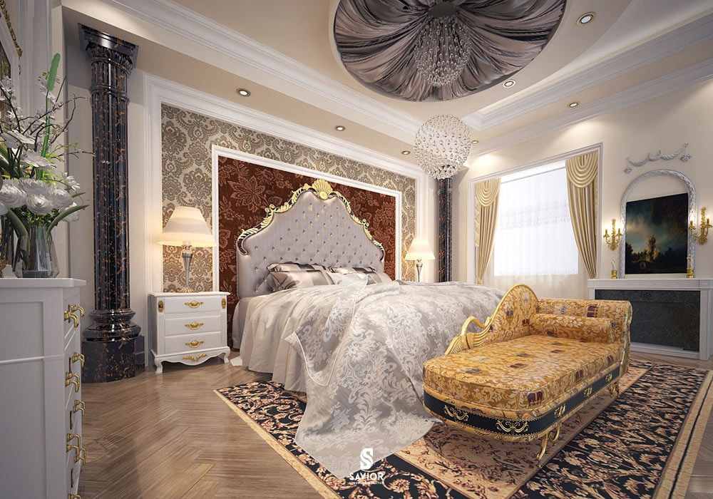 nội thất biệt thự cổ điển