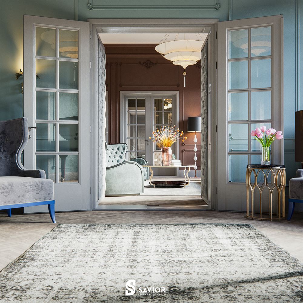 Căn hộ được thiết kế liên thông với nhau tạo thành một tổng thể liền mạch