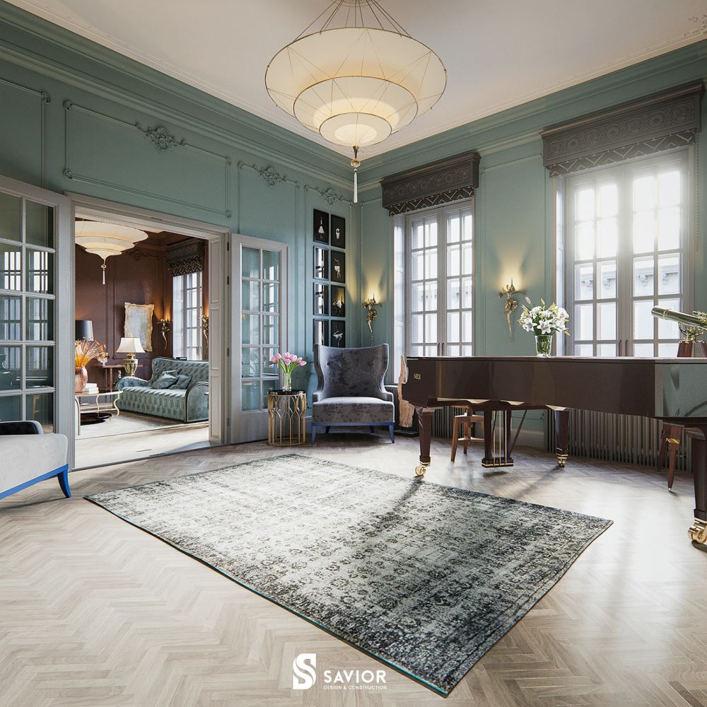 Không gian ngôi nhà tràn ngập ánh sáng tự nhiên