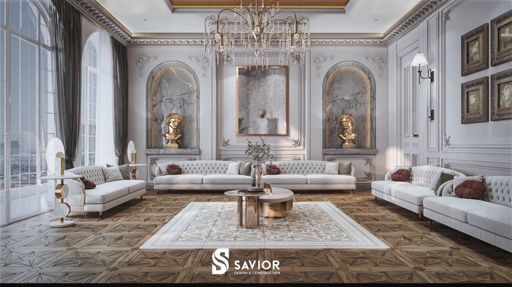 Chất liệu dệt may cao cấp sử dụng trong nội thất cổ điển