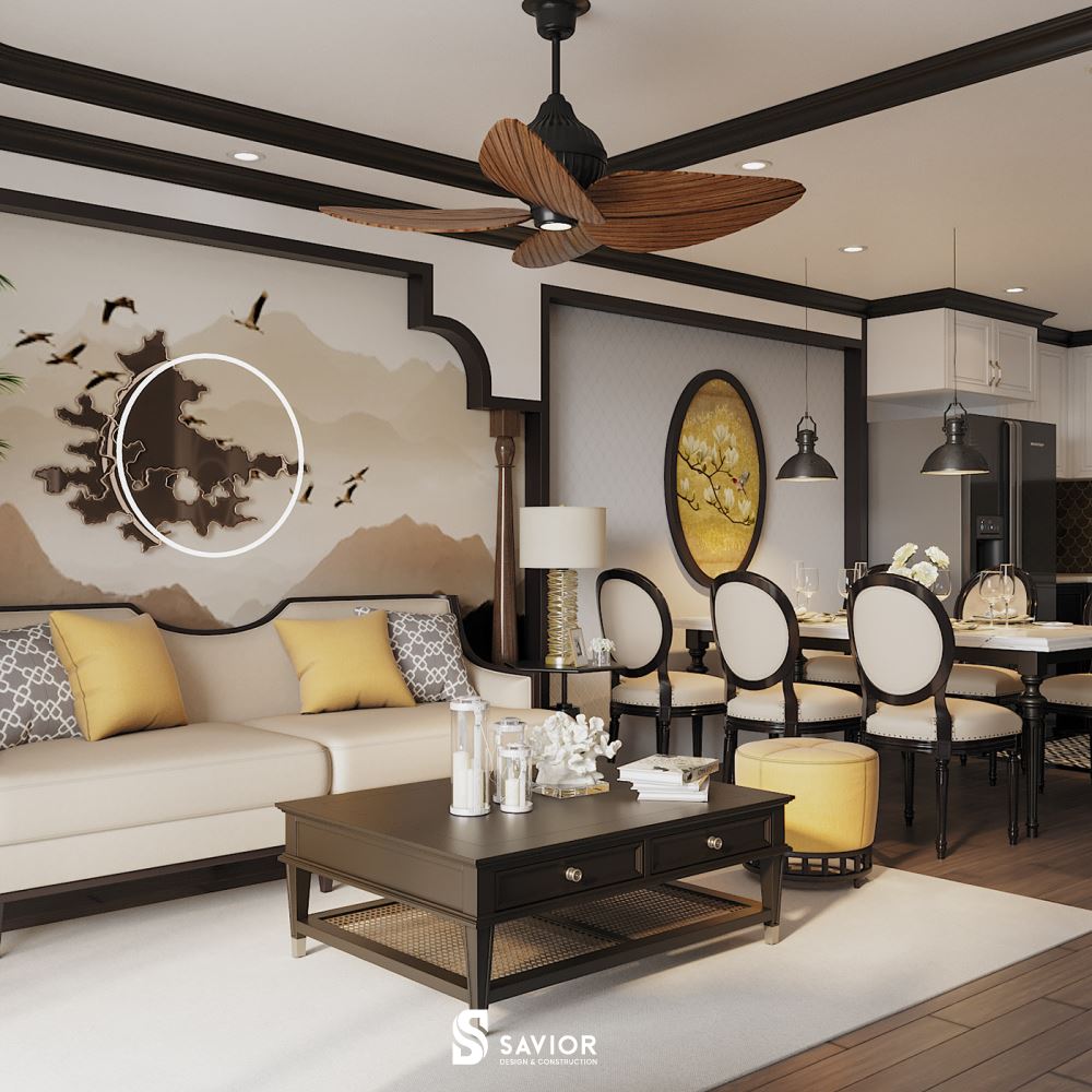 Top 5 mẫu nội thất phong cách Indochine đậm chất truyền thống 45 Tông màu nhã nhặn, thanh tao và tinh tế