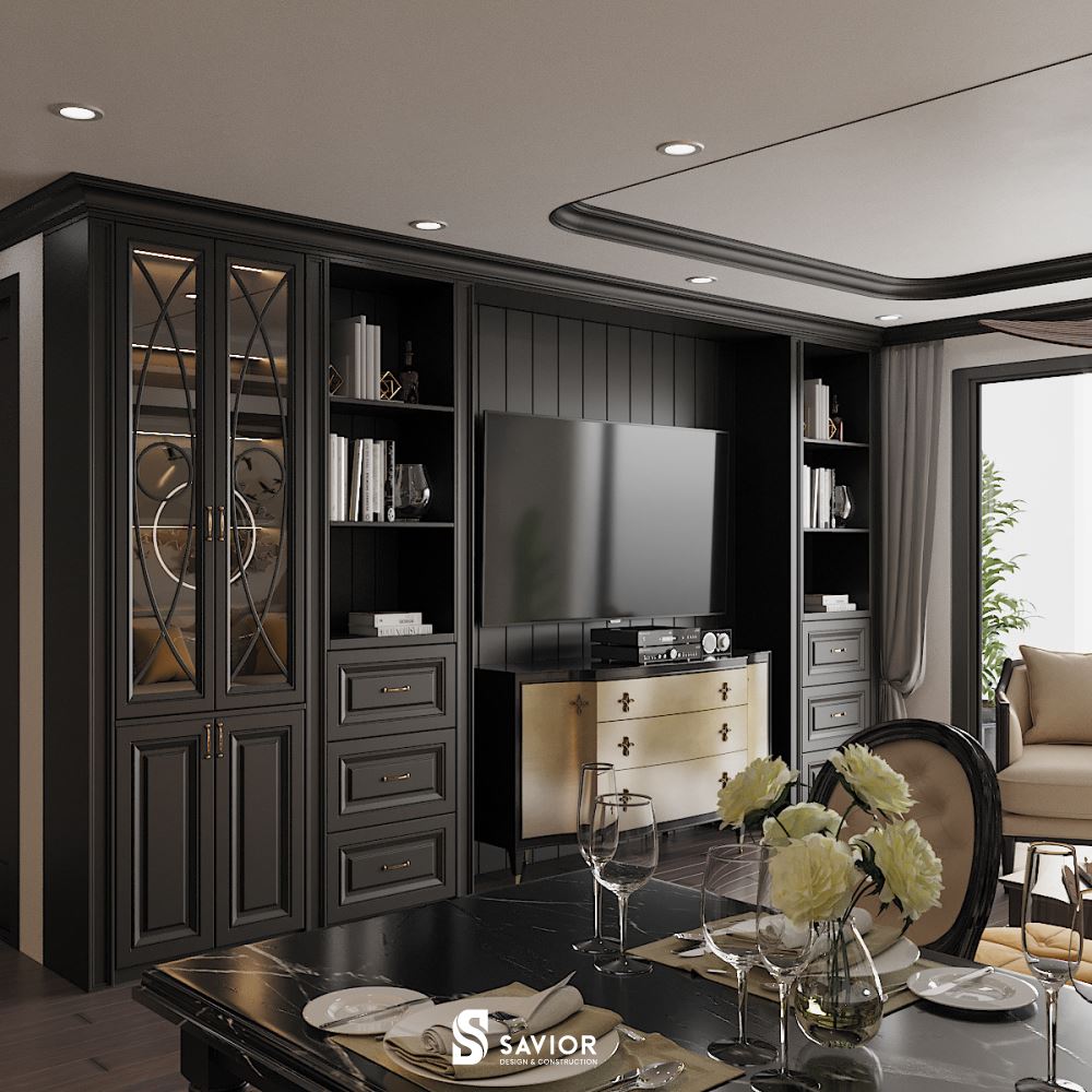 Top 5 mẫu nội thất phong cách Indochine đậm chất truyền thống 48 Sự kết hợp hài hòa trong không gian căn hộ phong cách Đông Dương