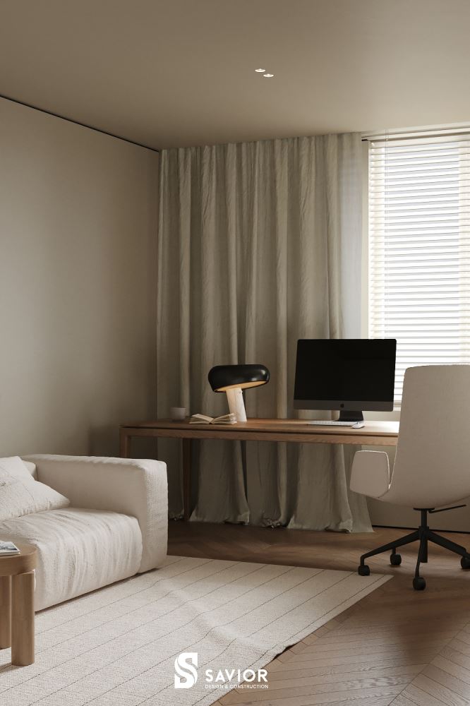 Các món đồ nội thất với kiểu dáng thanh mảnh và nhẹ nhàng