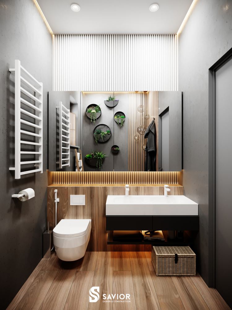 Nhà tắm tiện nghi, thông thoáng